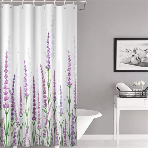 lavender shower curtain